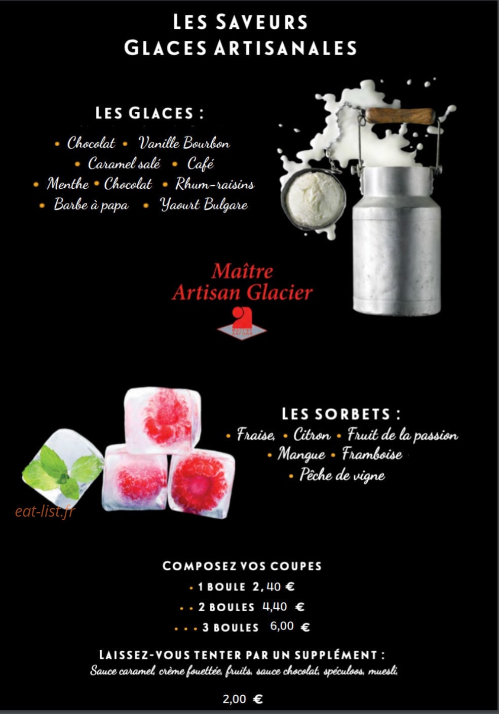 La Gamelle BBC — carte page 10