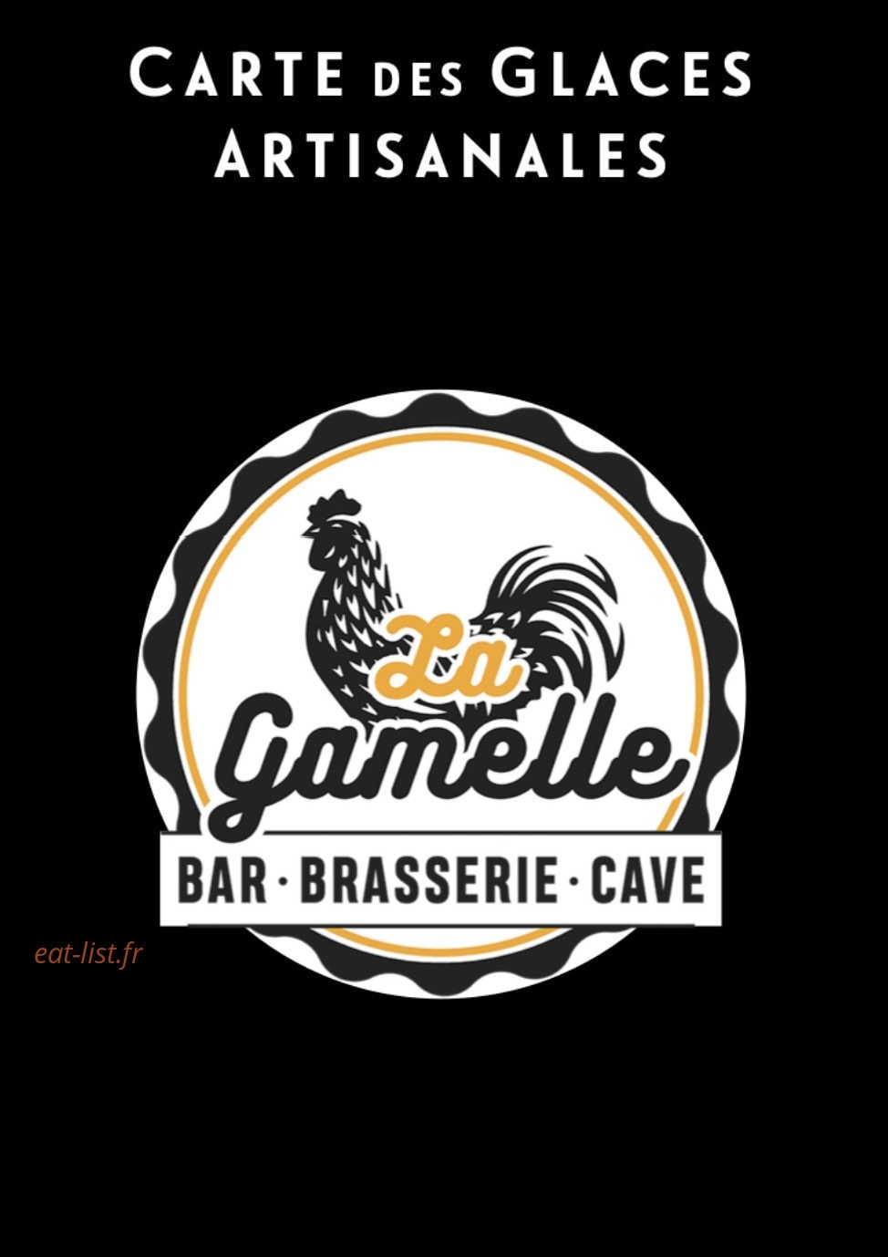 La Gamelle BBC — carte page 8