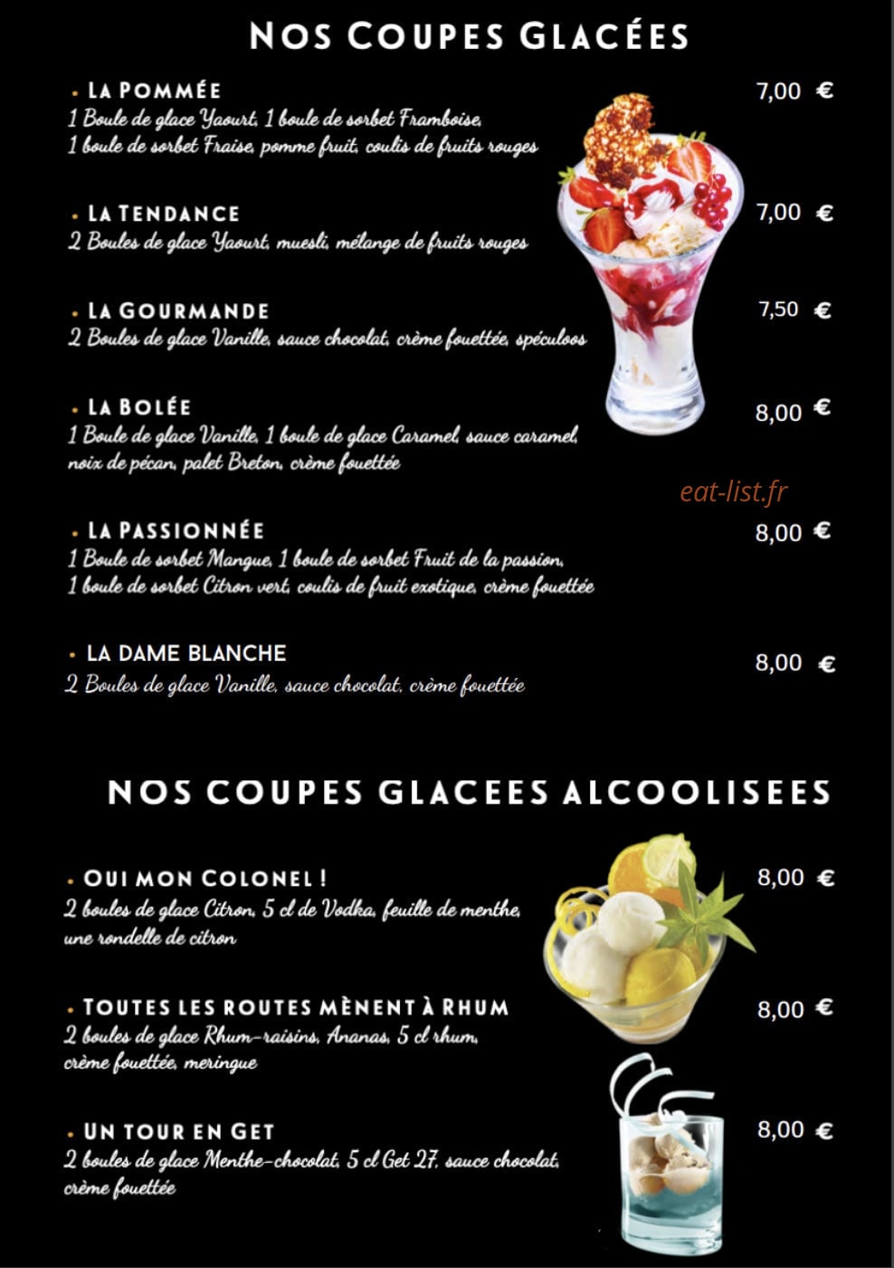 La Gamelle BBC — carte page 9