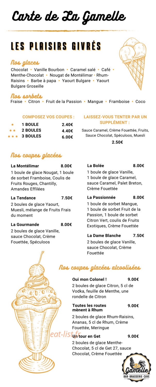 La Gamelle Bbc — carte page 10