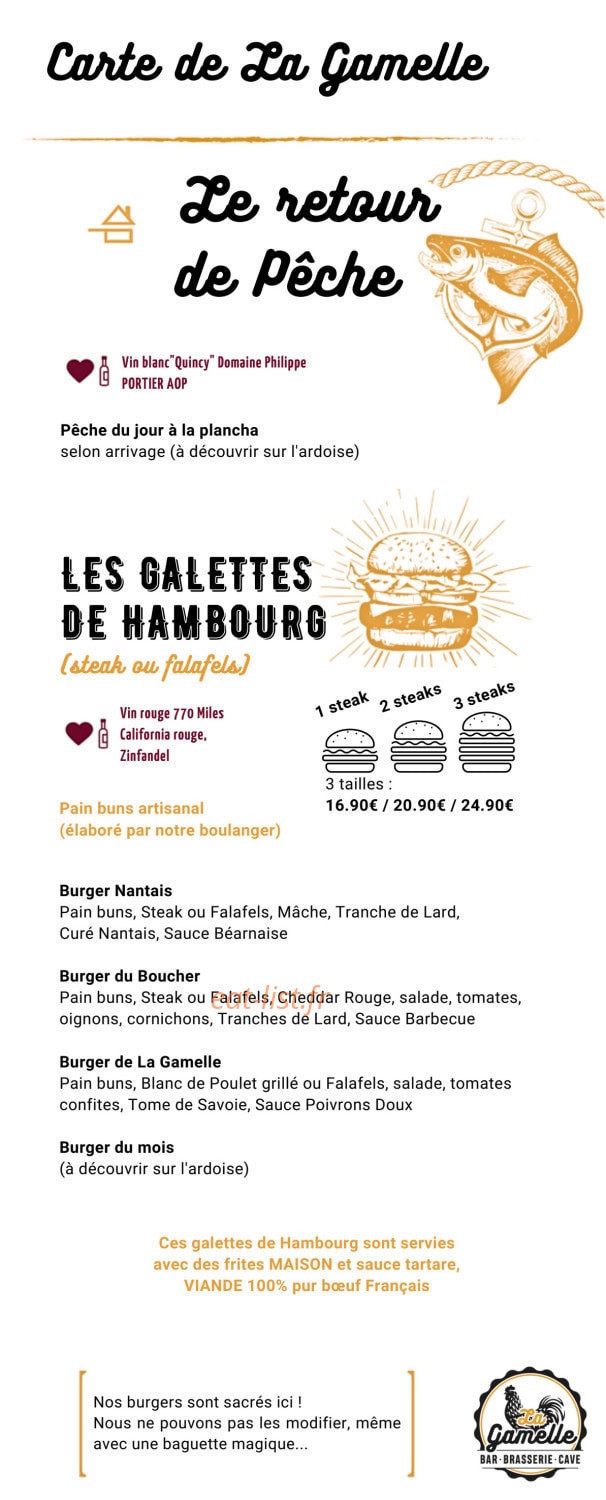La Gamelle Bbc — carte page 7