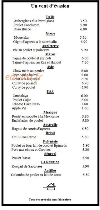Le Marmiton — carte page 5