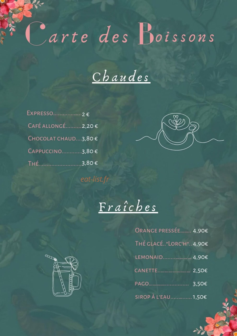 Chez Léa — carte page 7