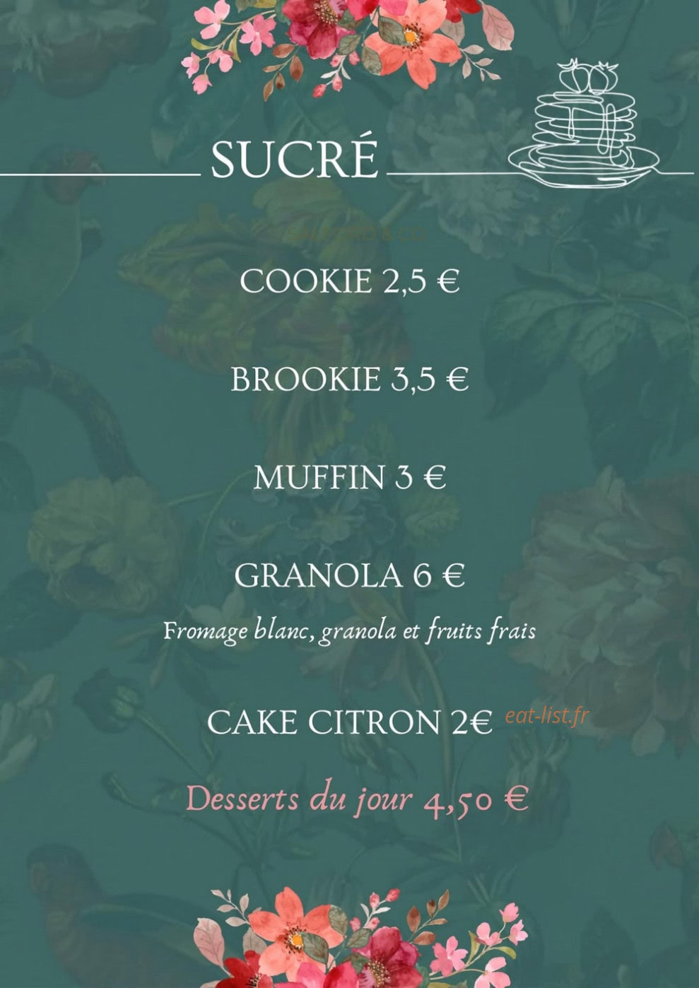 Chez Léa — carte page 2