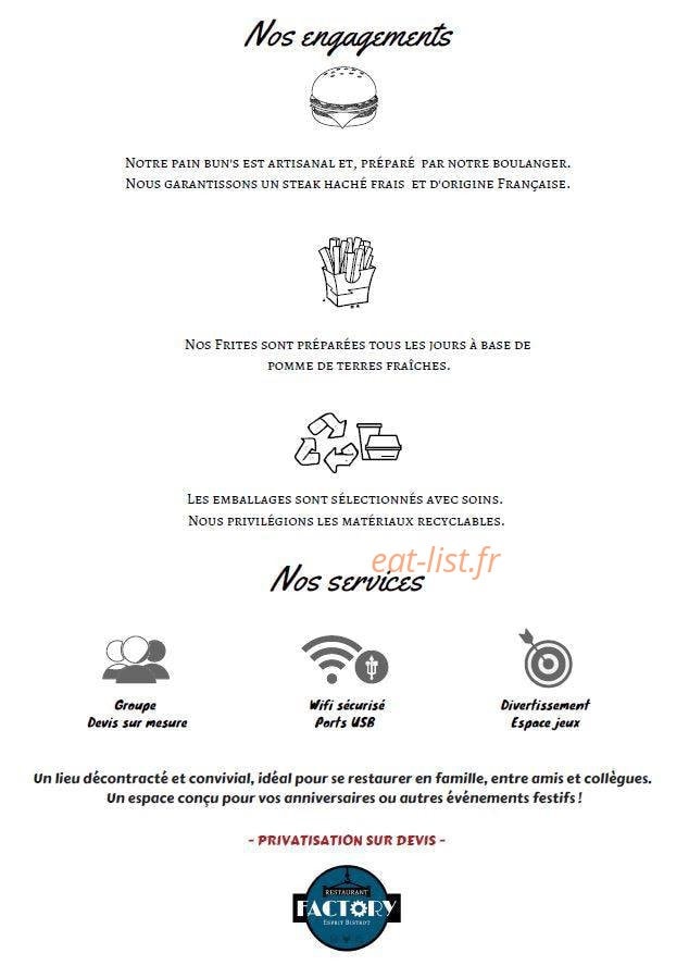Factory — carte page 6