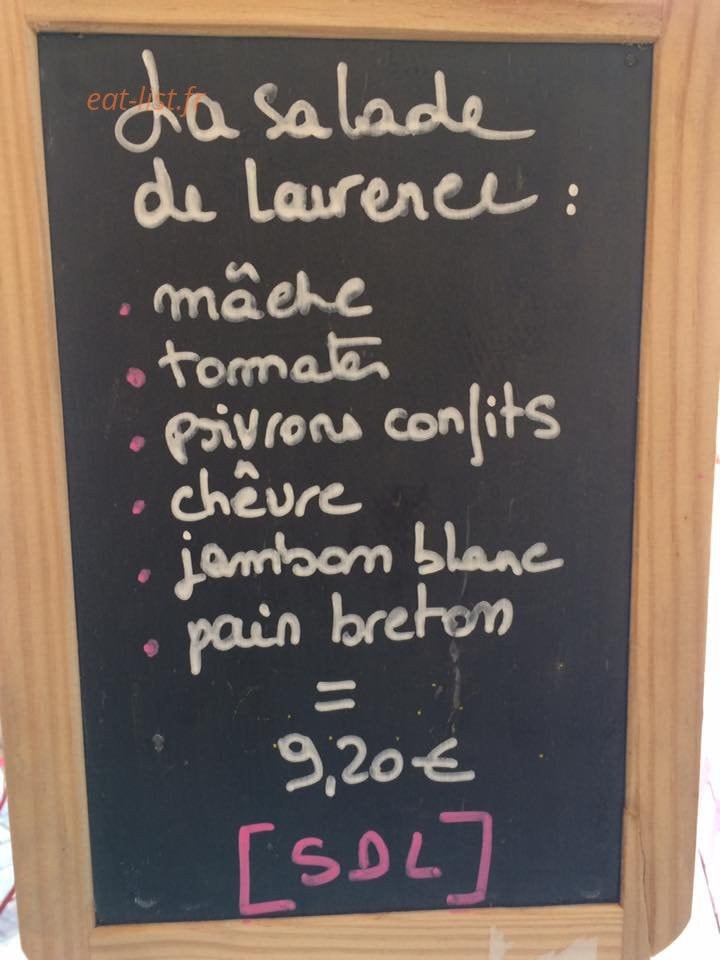 L'Atelier de Laurence — carte page 1