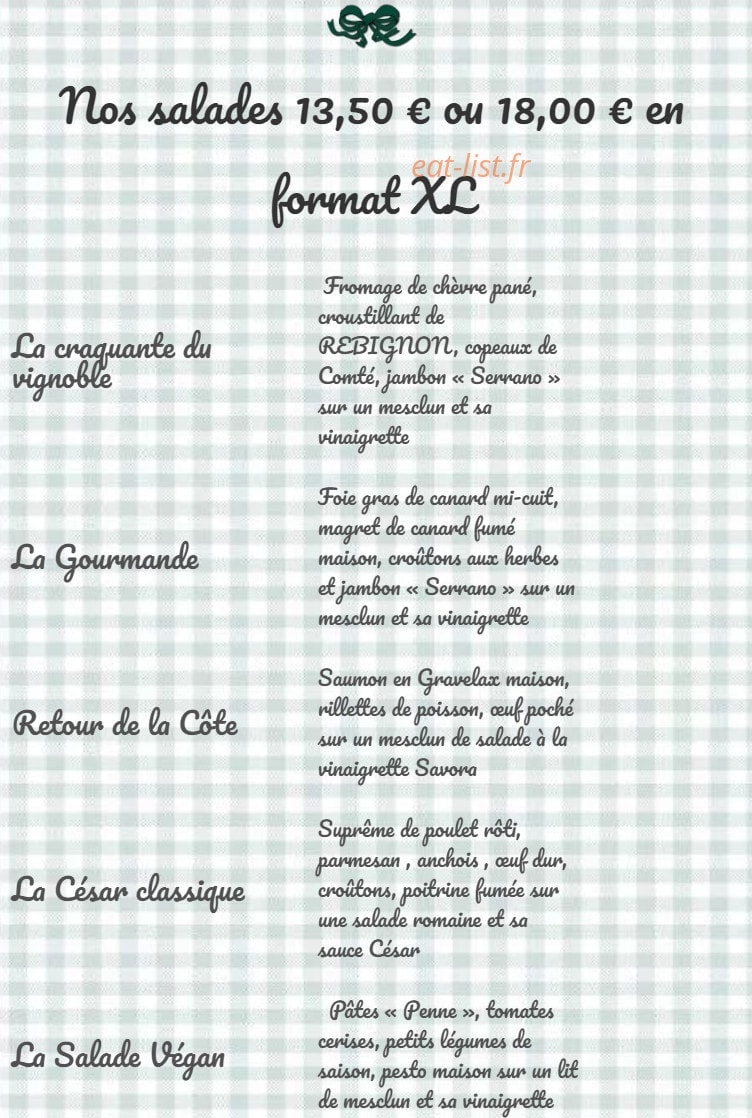 La Brasserie de Papa — carte page 4