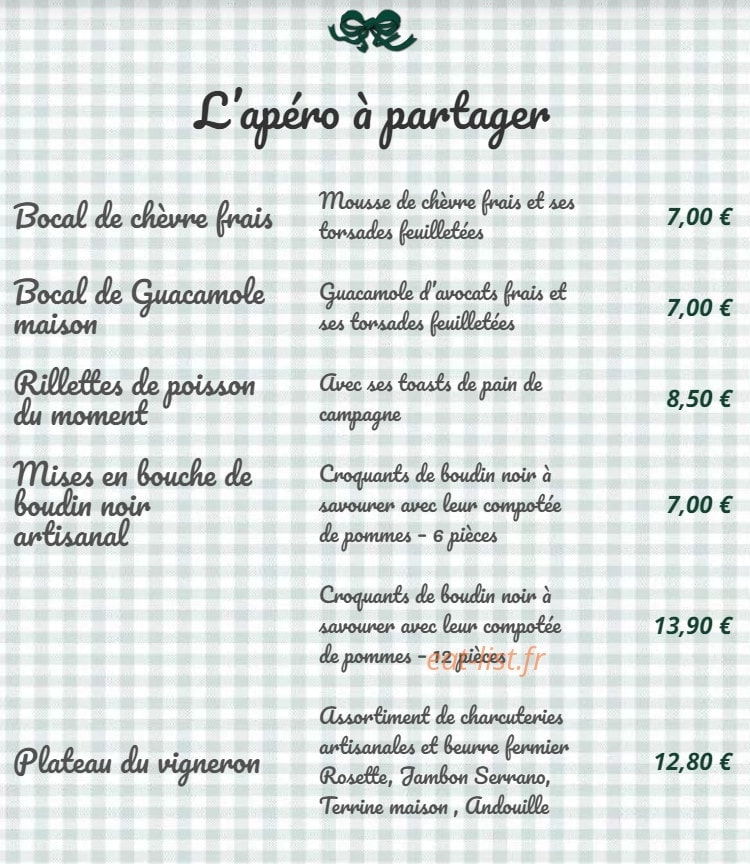 La Brasserie de Papa — carte page 2