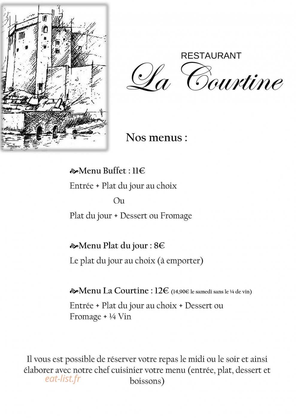 La Courtine — carte page 1