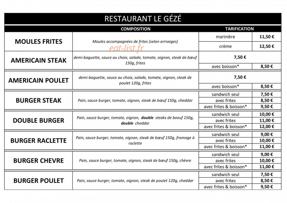 Le Gézé — carte page 1