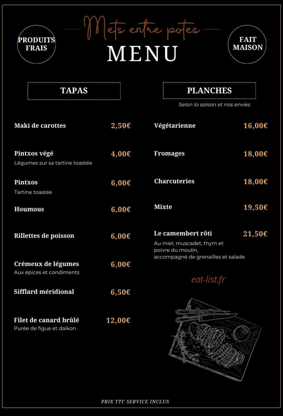 Mets entre potes — carte page 2