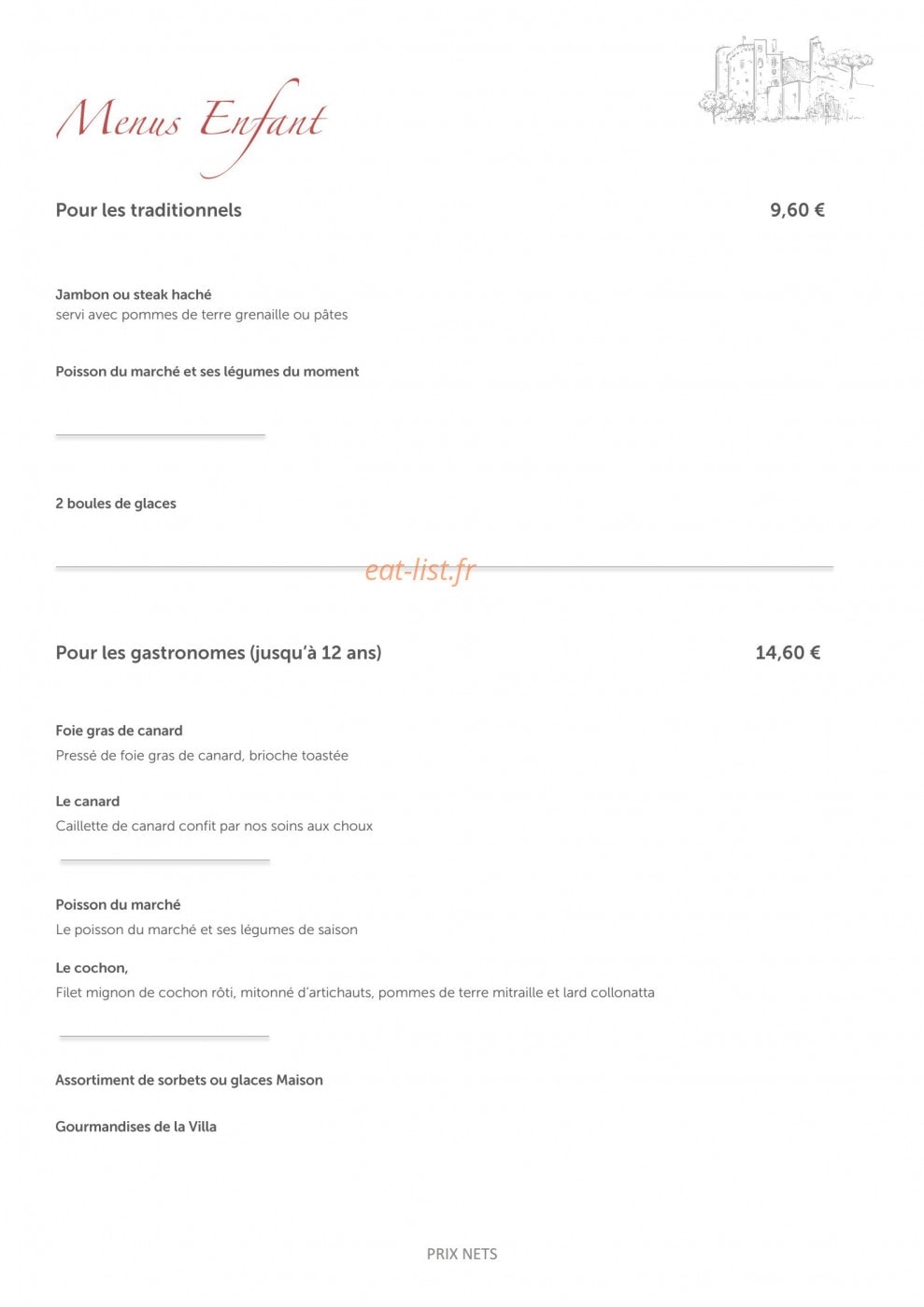 Villa Saint Antoine — carte page 4