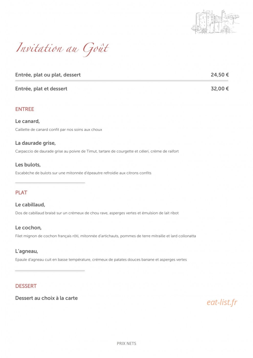 Villa Saint Antoine — carte page 2