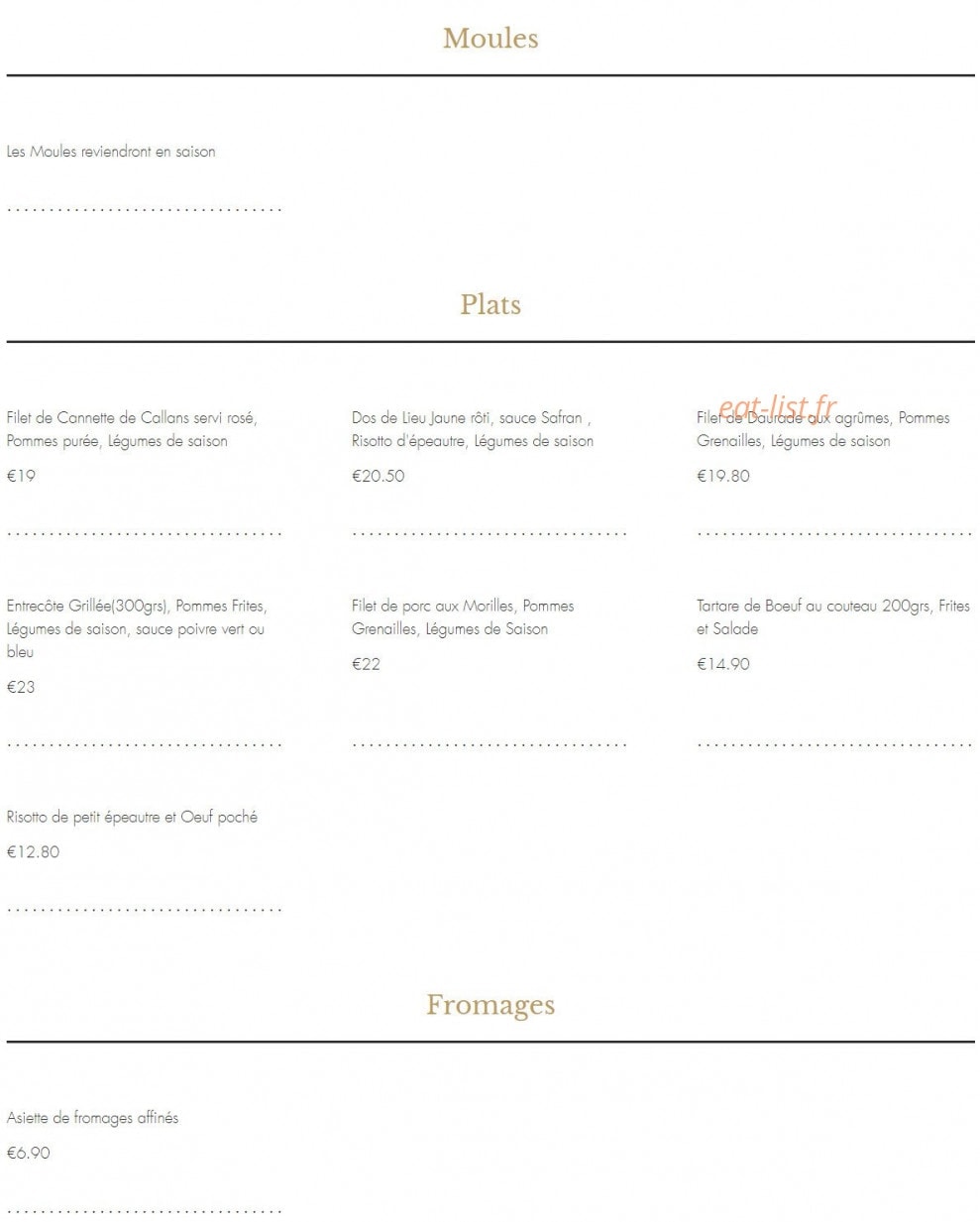 L'Ana'Gram — carte page 2