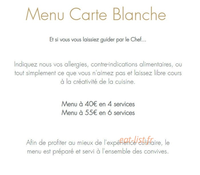 L'Orangerie — carte page 2