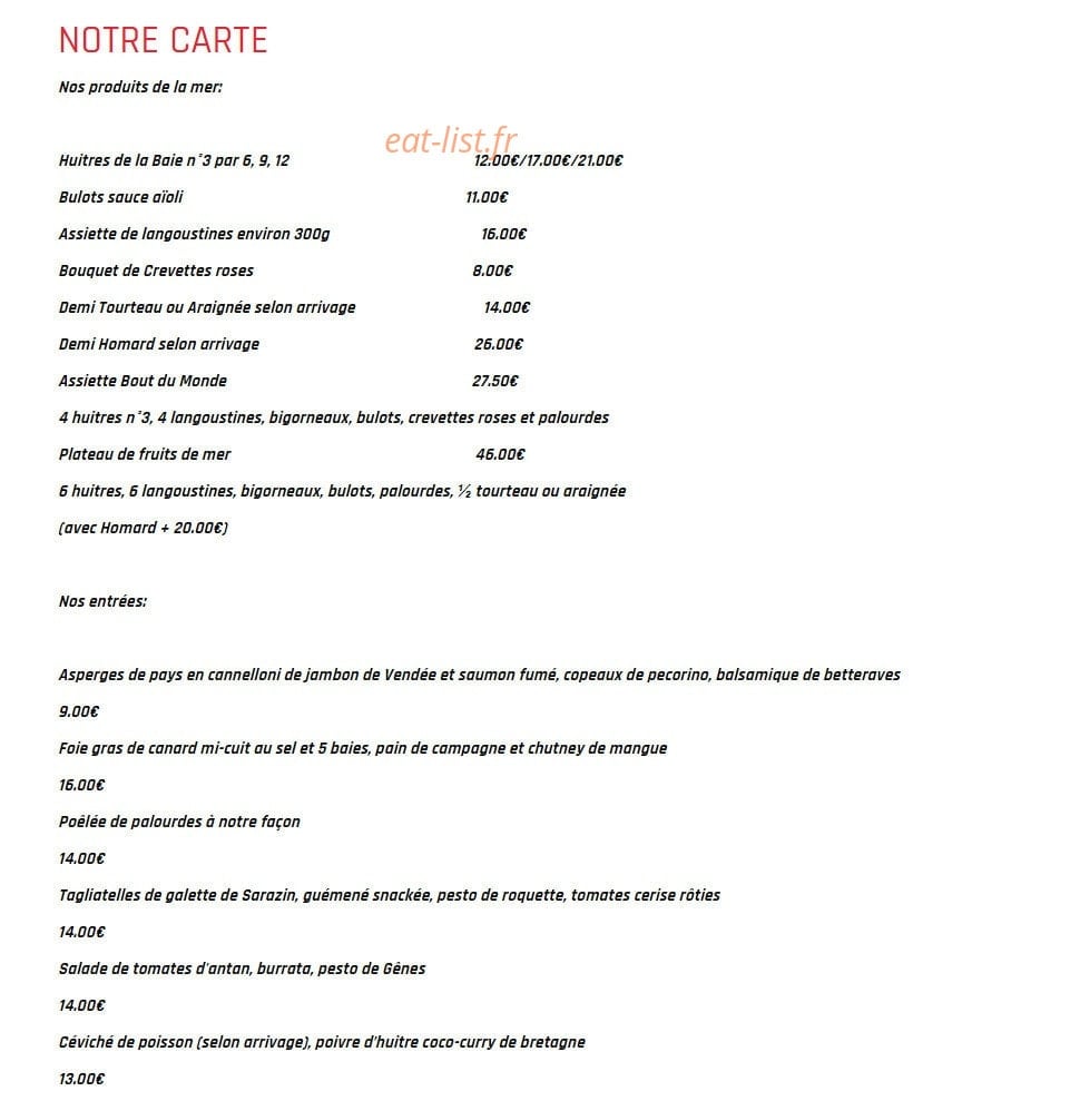 Le Bout du Monde — carte page 2