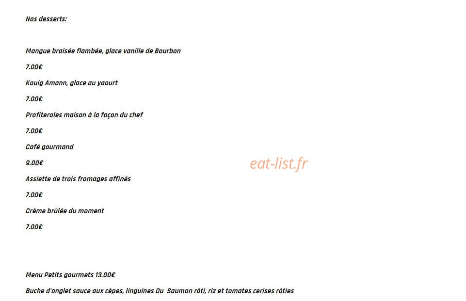 Le Bout du Monde — carte page 4