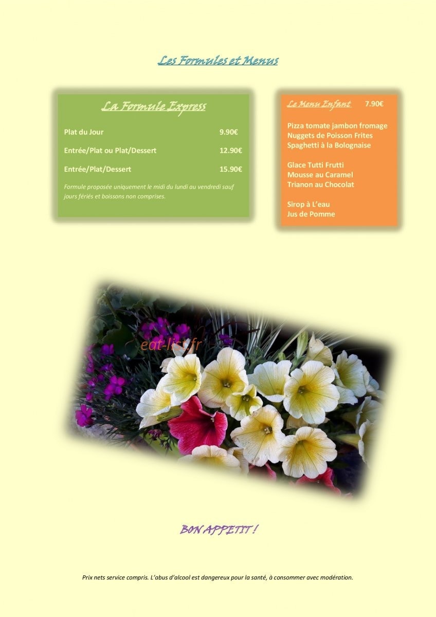 Le Jardin à l'italienne — carte page 10