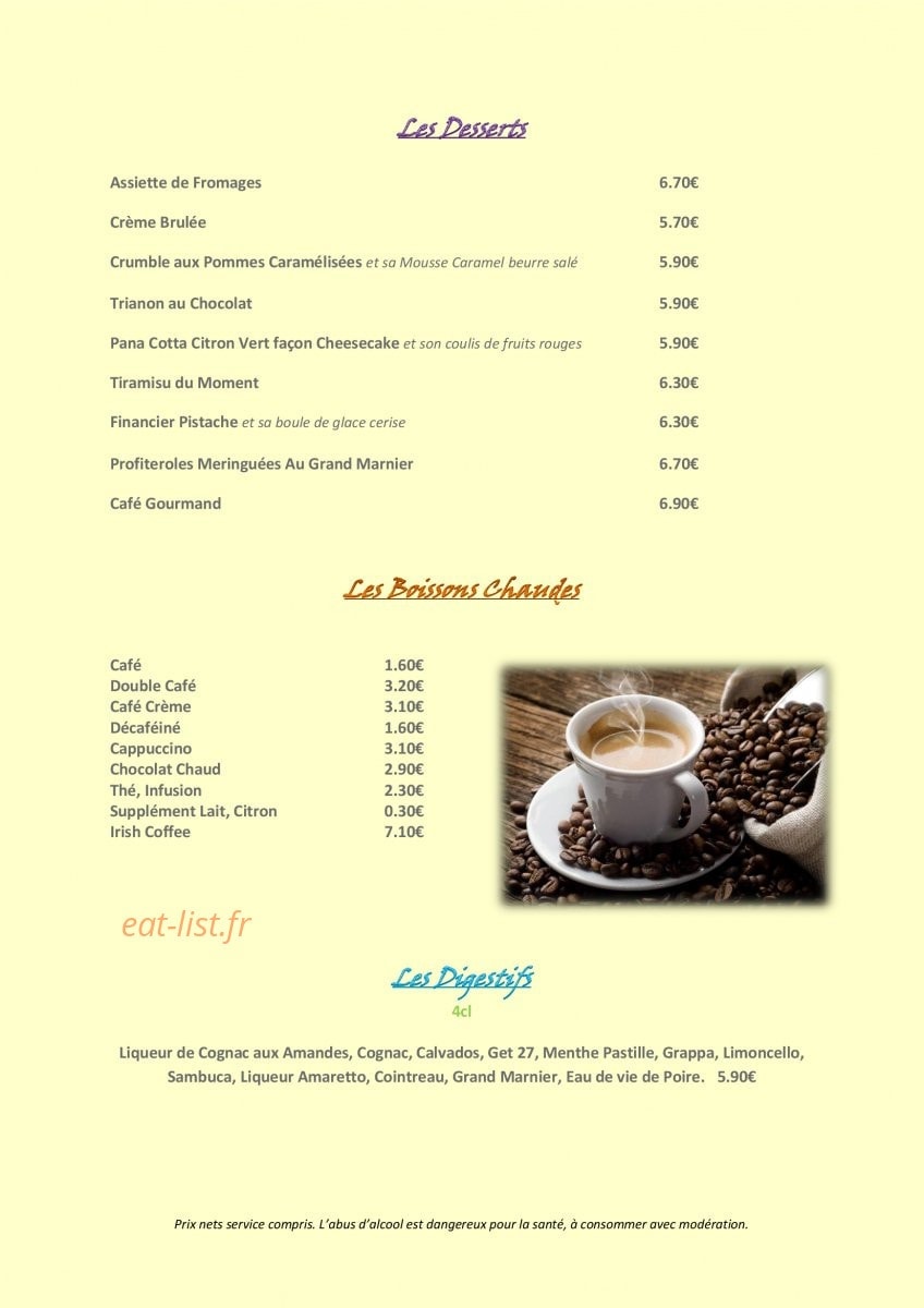 Le Jardin à l'italienne — carte page 6