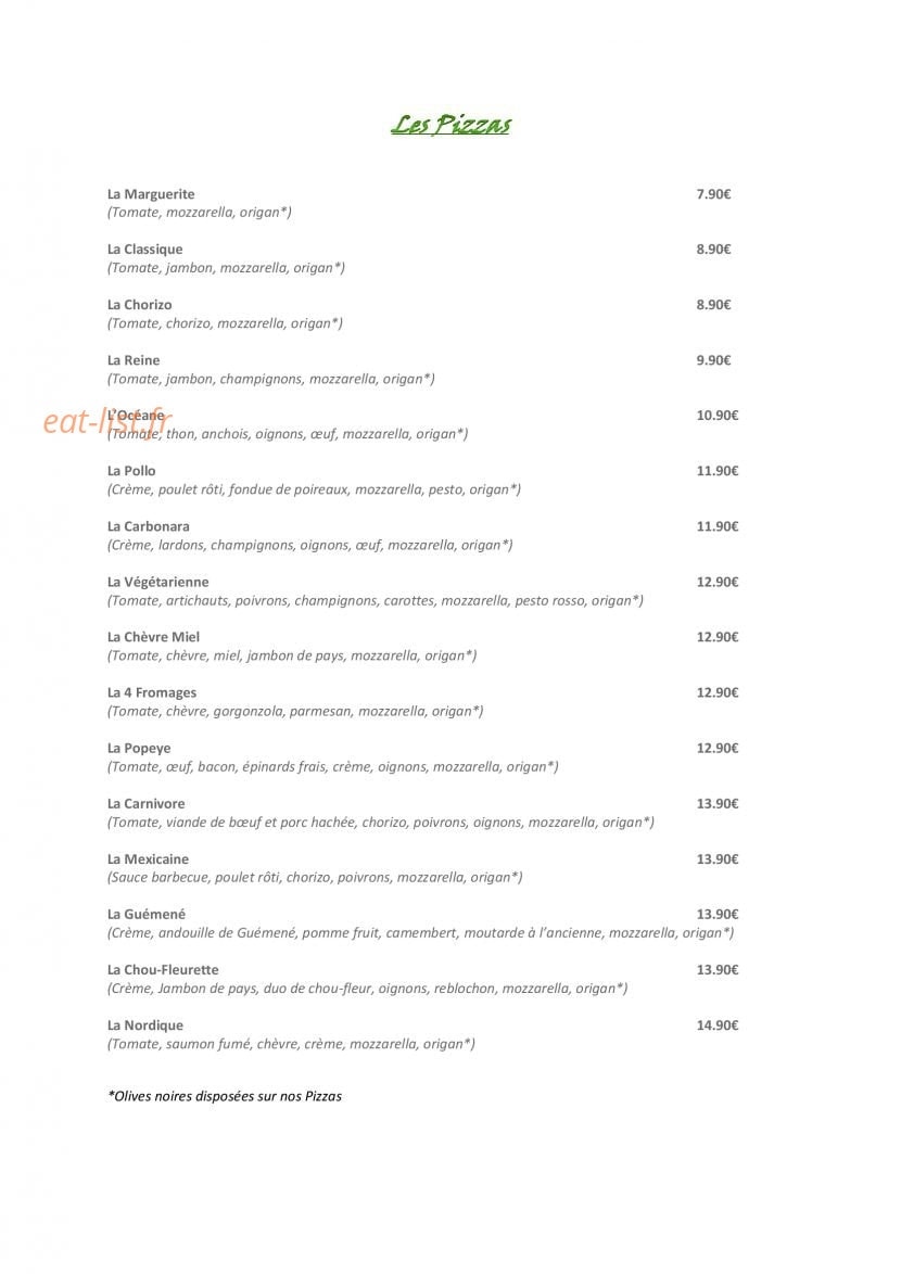 Le Jardin à l'italienne — carte page 11