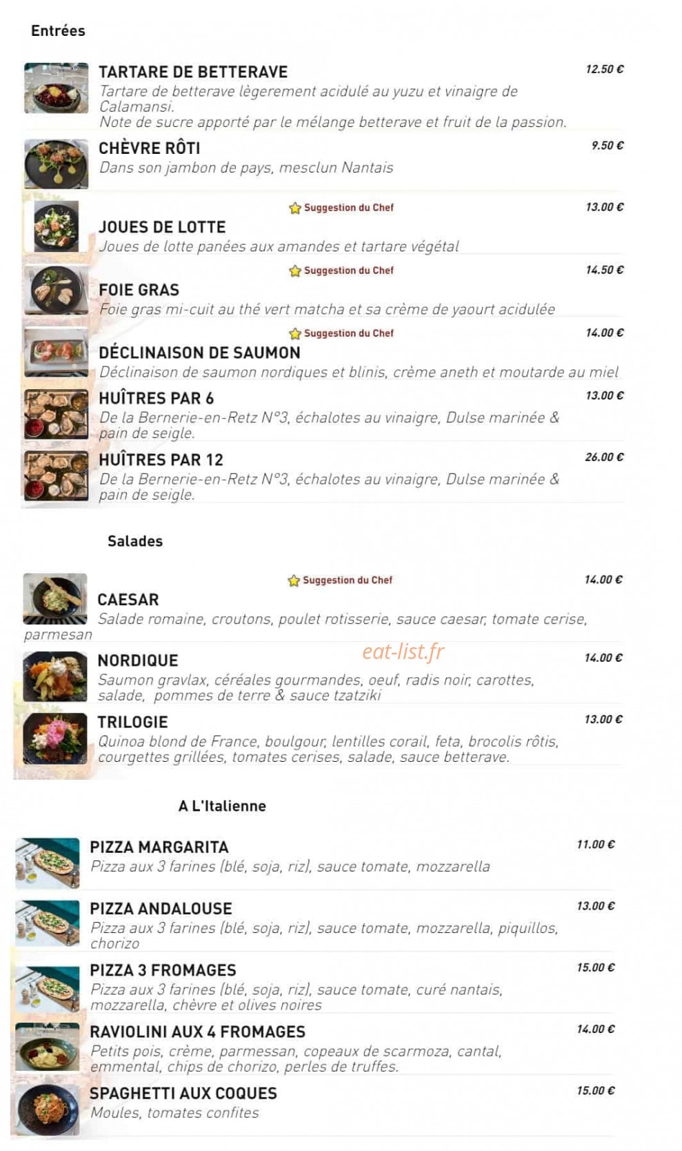 Le Trèfle — carte page 1