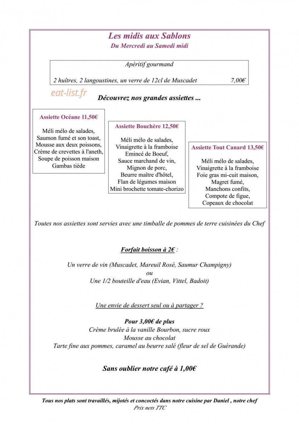 Les sablons — carte page 6