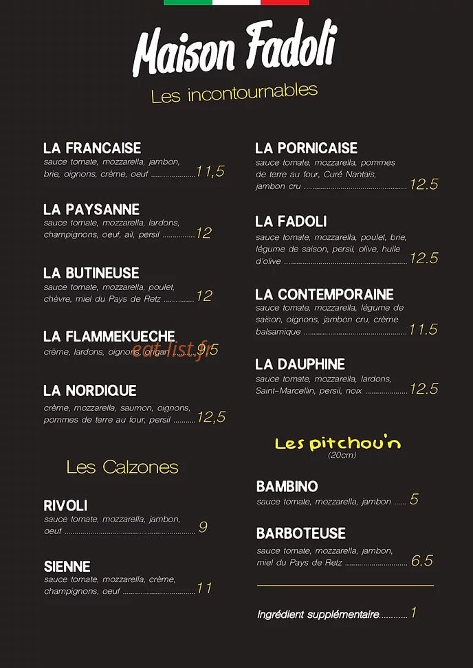 Maison Fadoli — carte page 2
