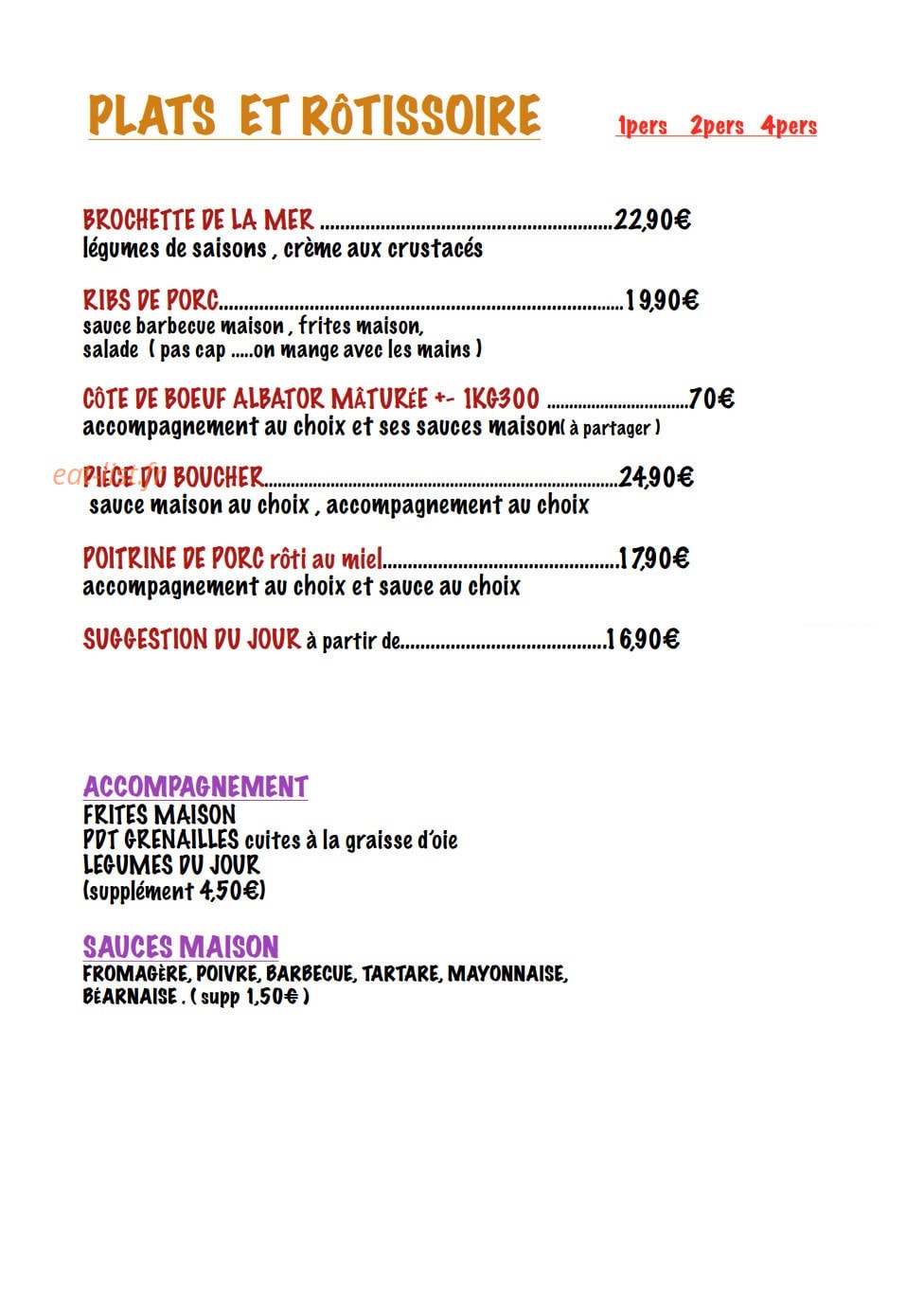 Nos Belles Années — carte page 2