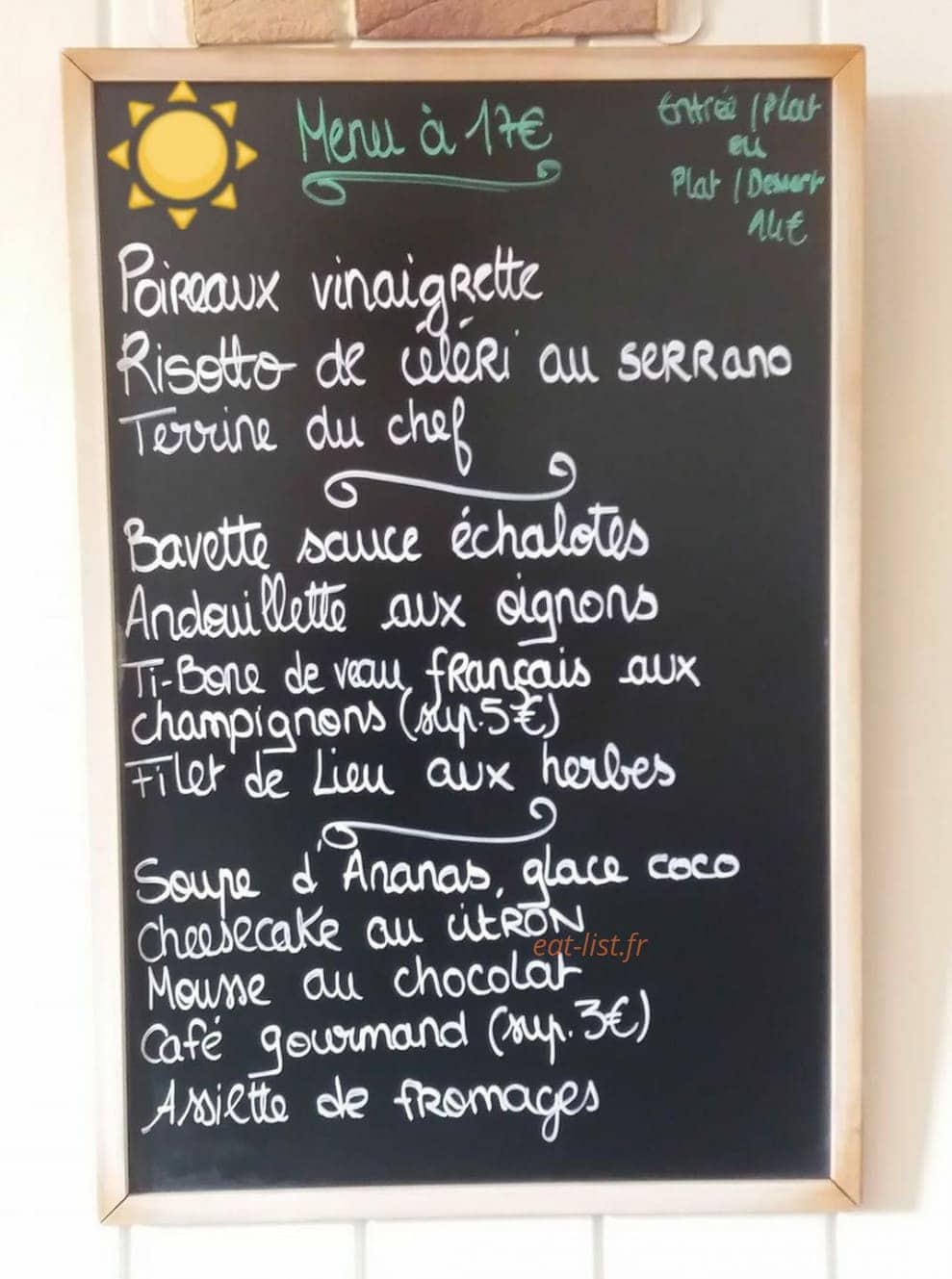 La Maison — carte page 1