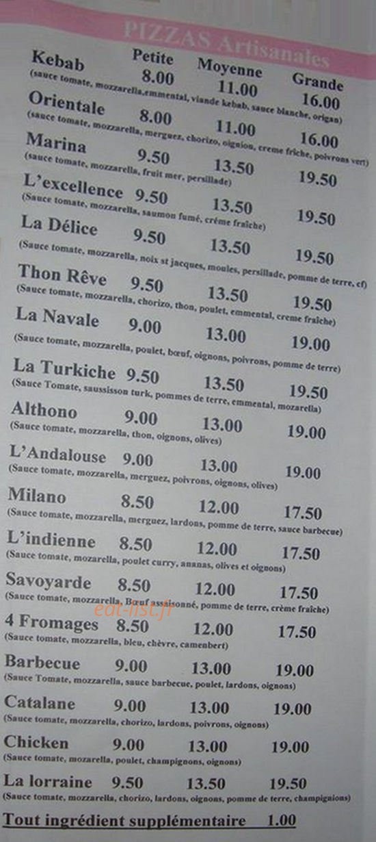 La Navale — carte page 1