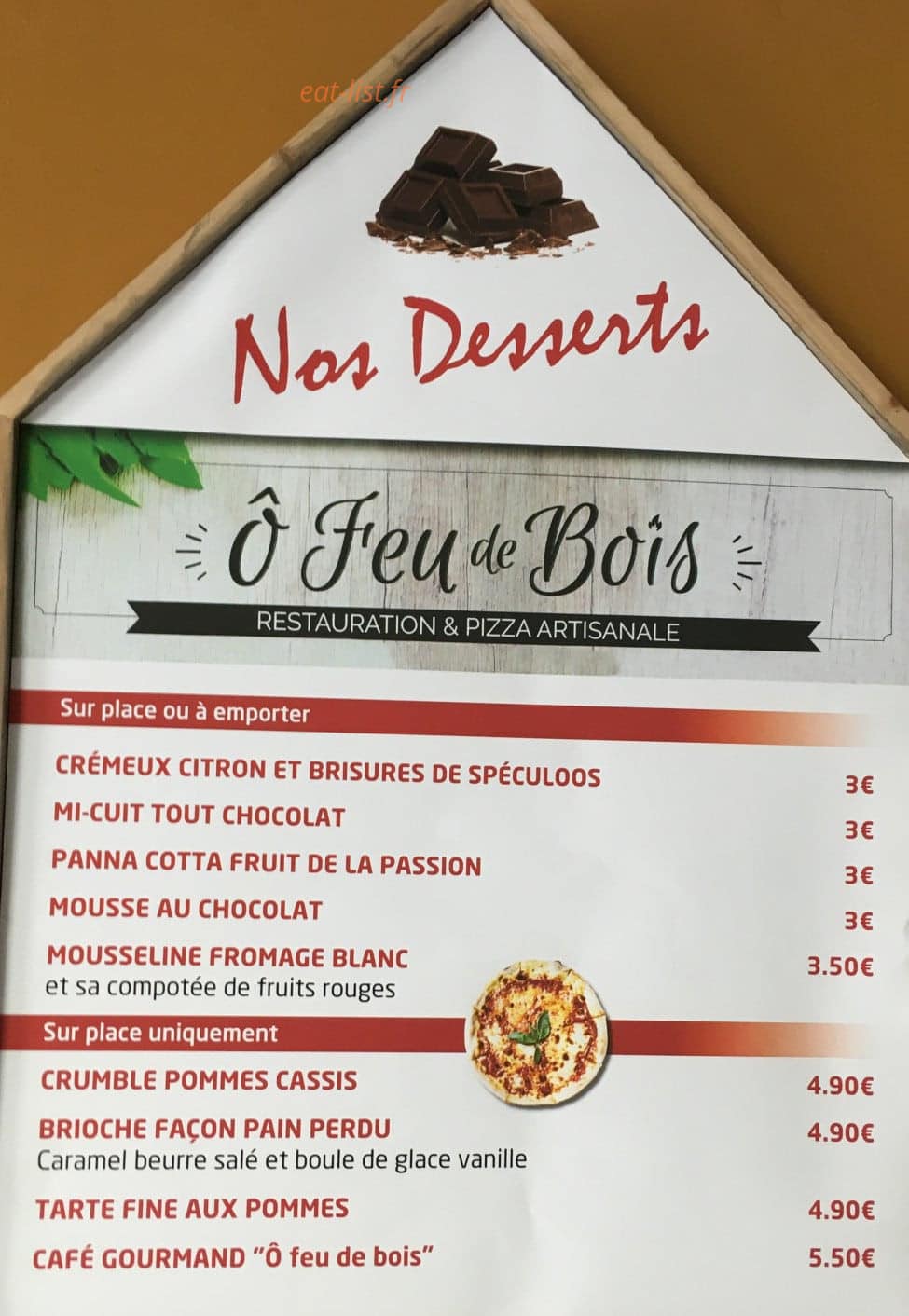 Ô feu de bois — carte page 3