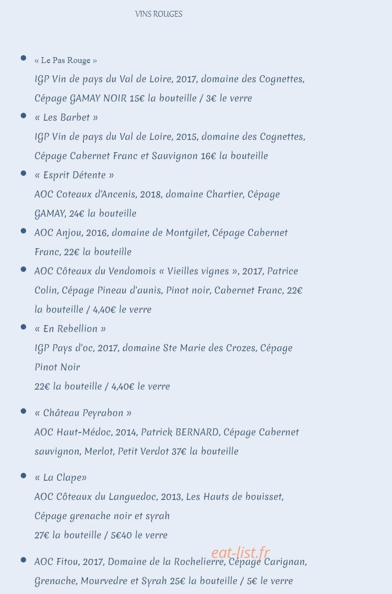 Cara — carte page 3