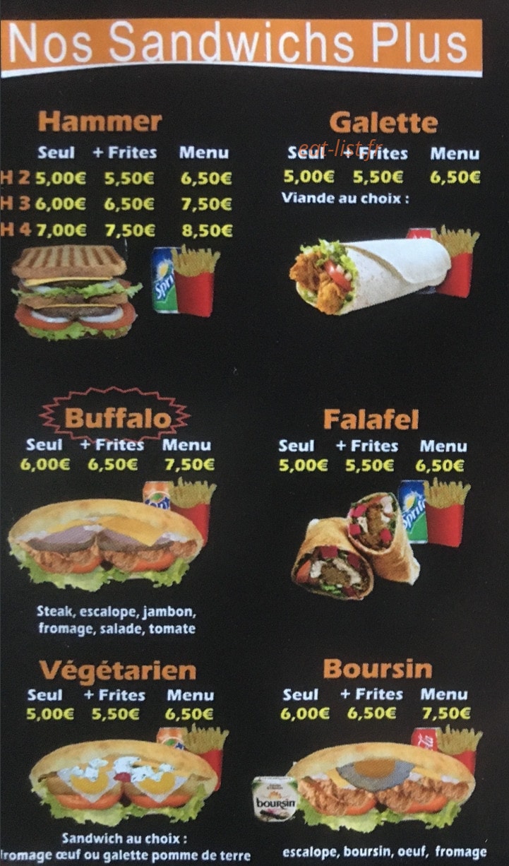 Est Tacos — carte page 2