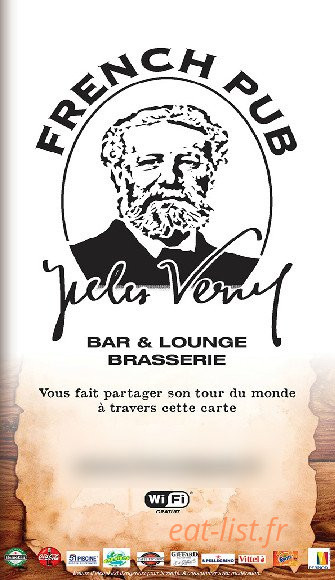 French pub — carte page 15