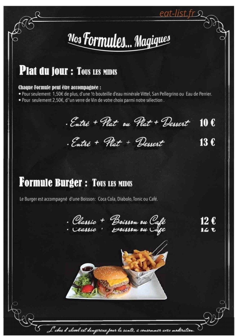 French pub — carte page 2