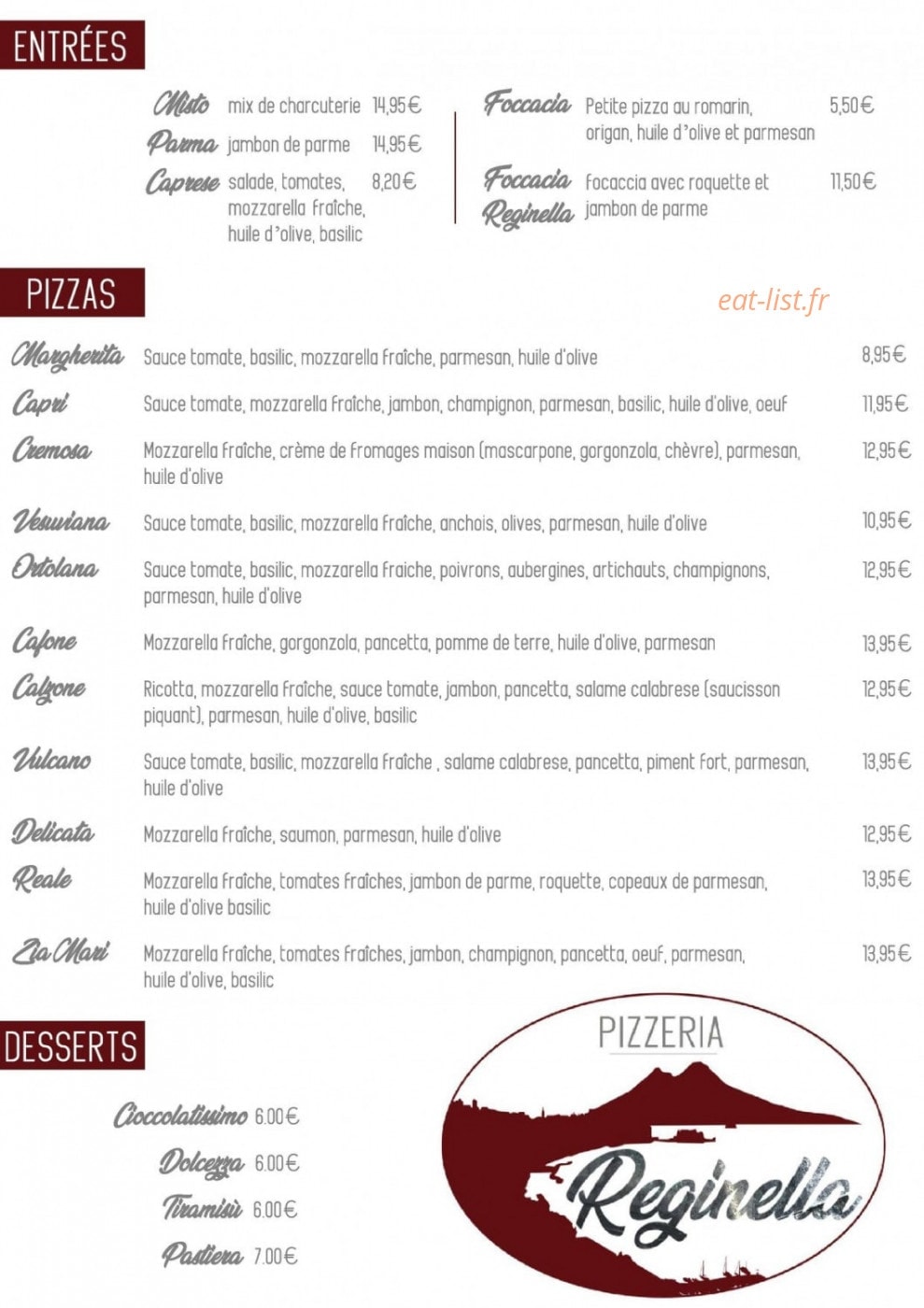 Reginella — carte page 1