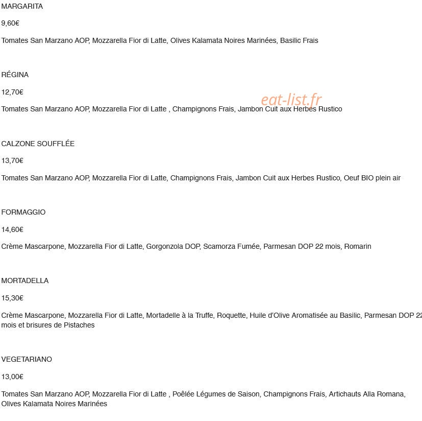 Auberge de l'Erdre — carte page 2