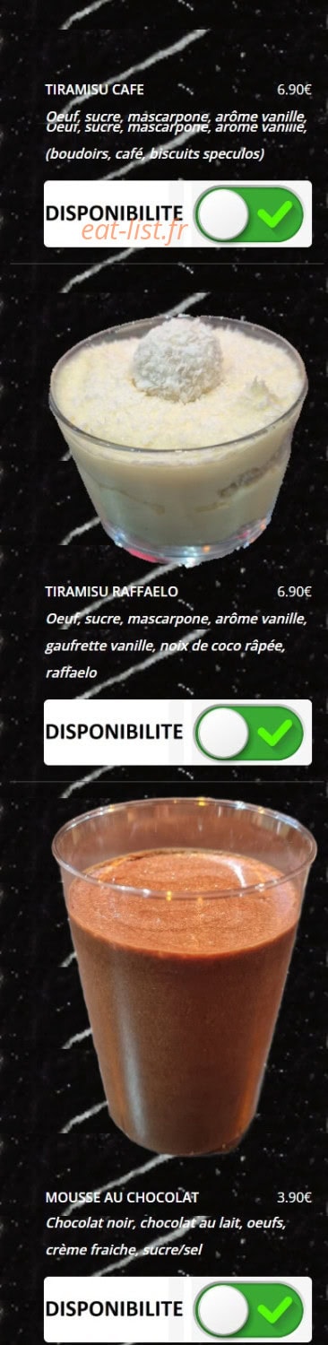 Le Grill du Gesvres — carte page 11
