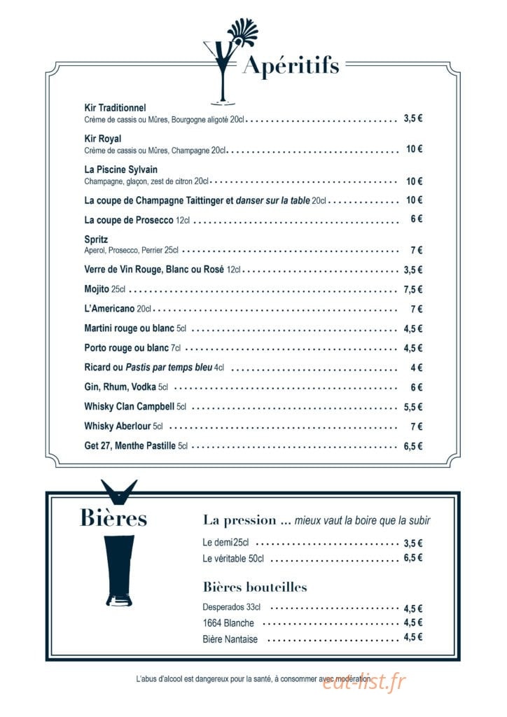 Le Patio — carte page 5