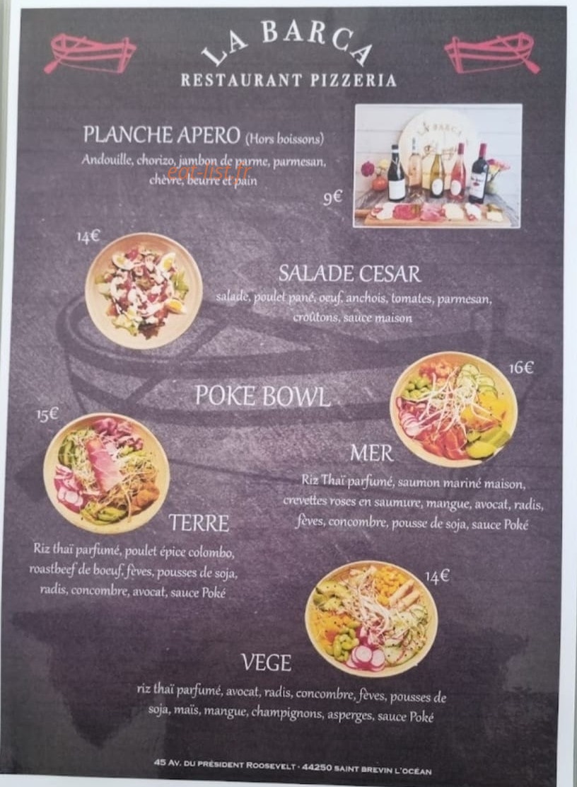 La Barca — carte page 2