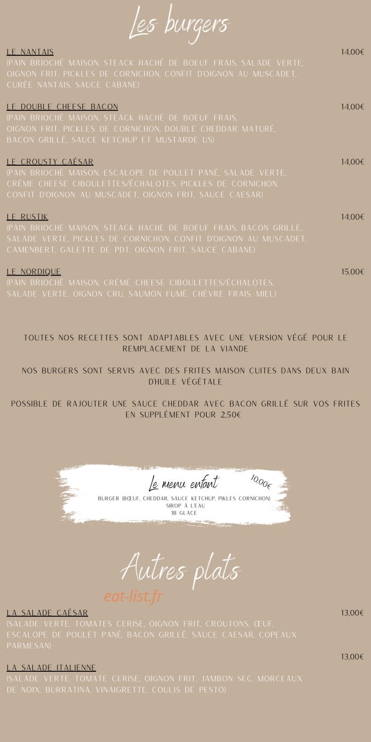 La Cabane des pins — carte page 1