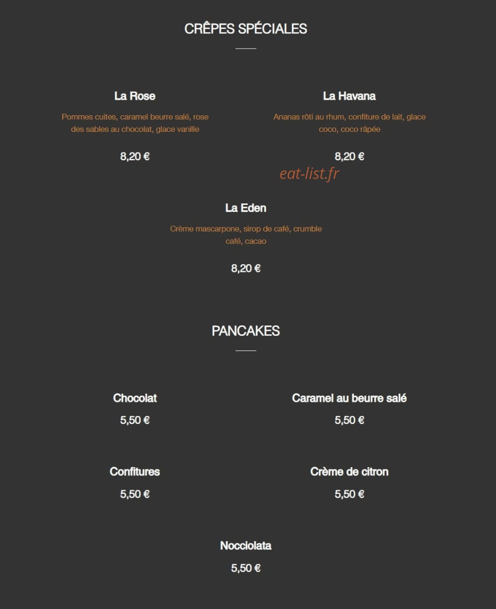 La Pata Galette — carte page 5