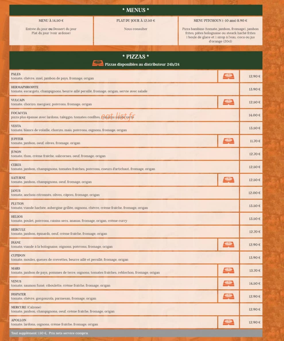 La Tuile Romaine — carte page 1