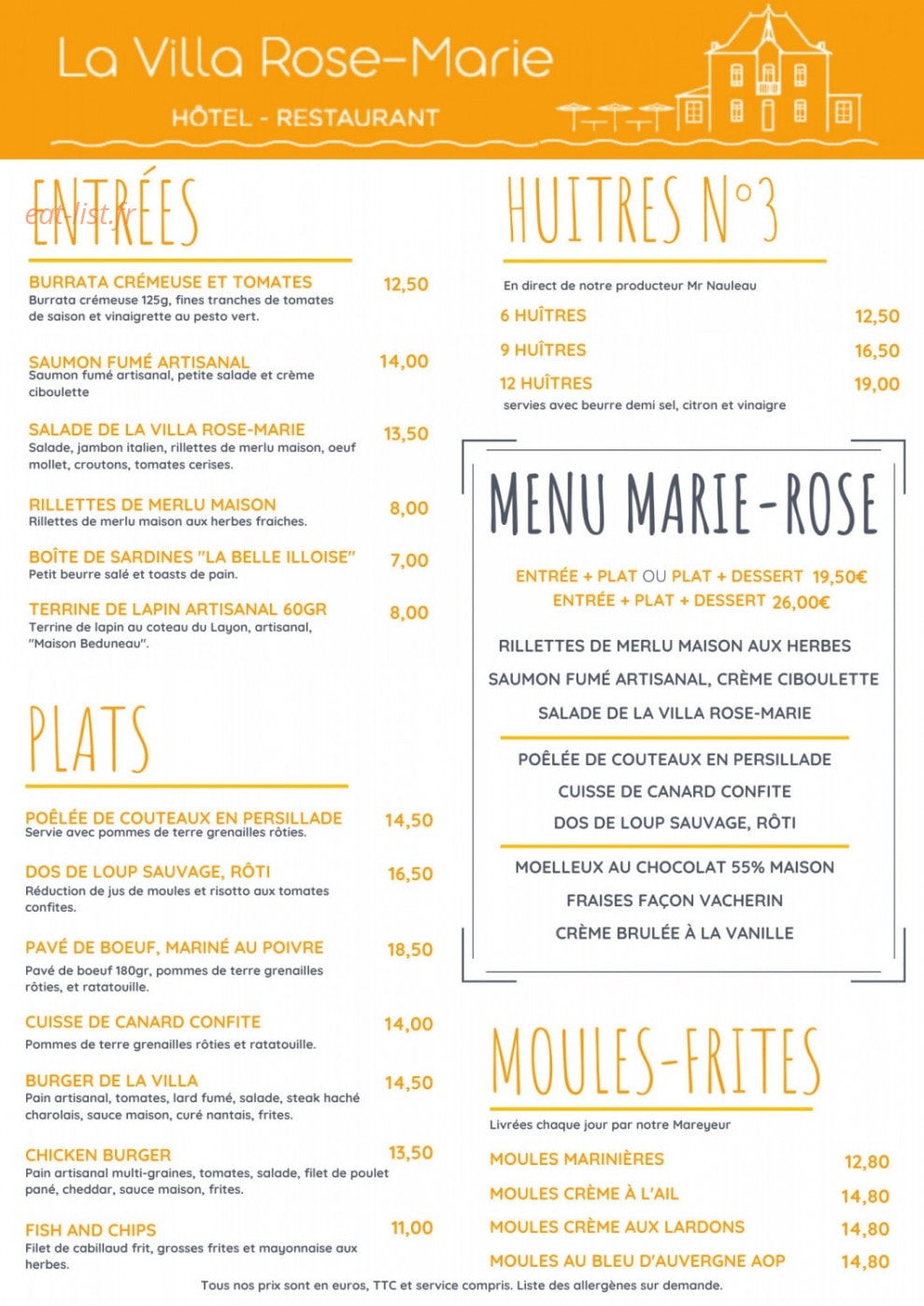 La Villa Rose-Marie — carte page 1