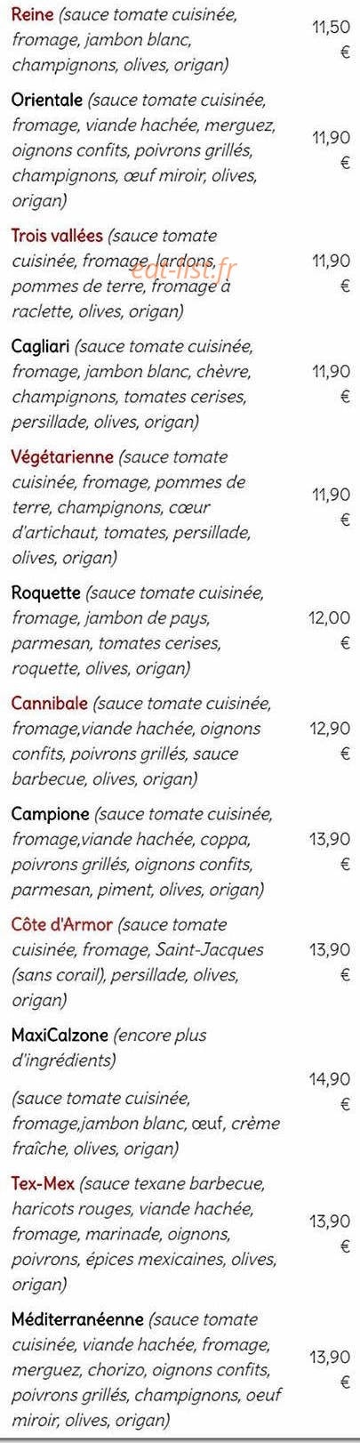 Le Cagliari — carte page 2