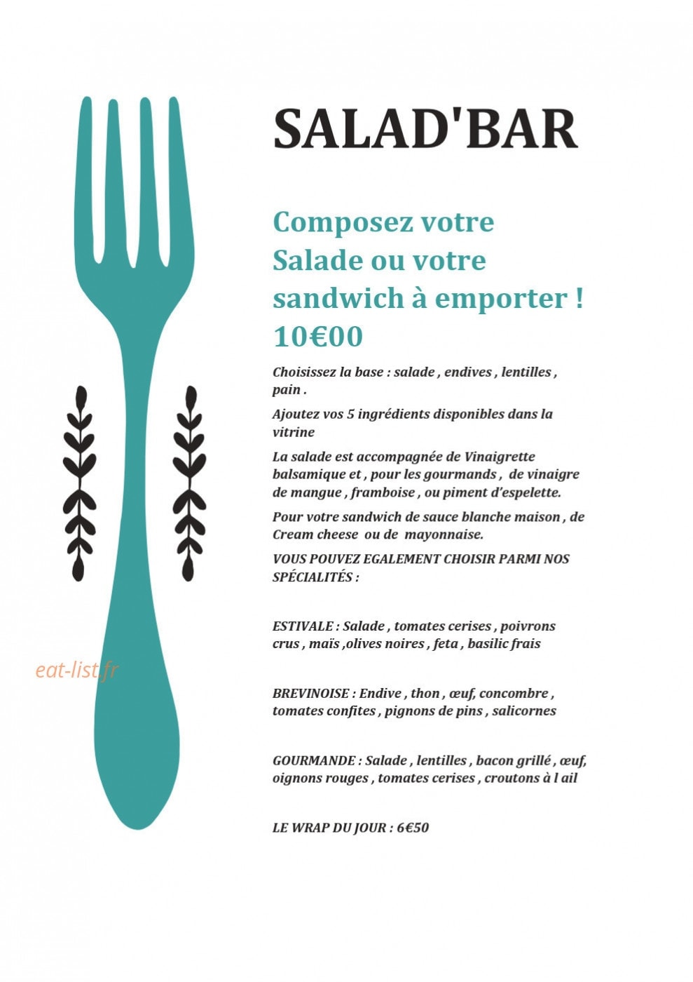 Le Marilyn — carte page 1