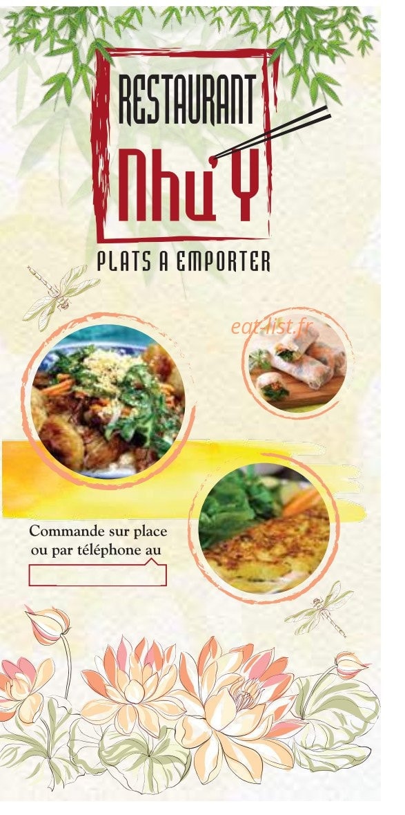 Carte et menu Le Nhu-Y Saint Brevin l'Ocean à emporter