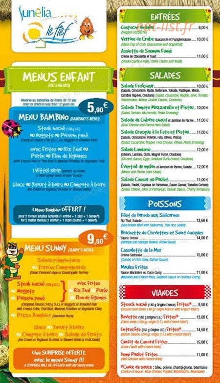 Le Punta Cana — carte page 1