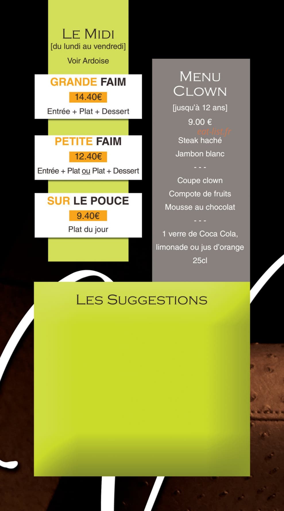 Le chêne vert — carte page 1