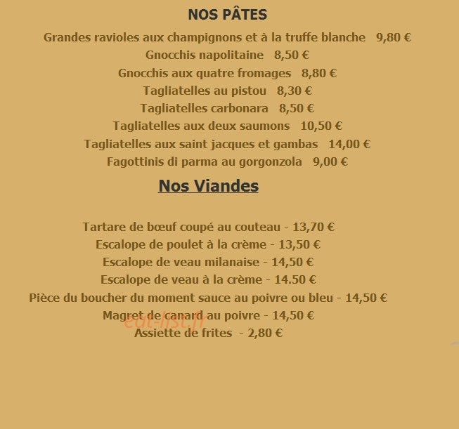 Le florentina — carte page 3